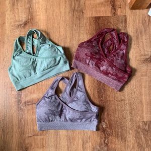 Gymshark Camo Seamless Bra (dupe) **SMALL** bundle